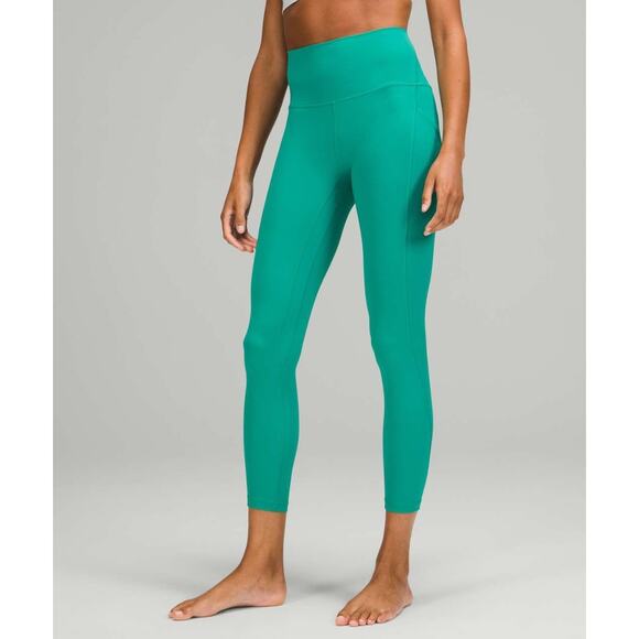 lululemon athletica Pants - NWT Lululemon Align High-Rise Pants 25" Maldives Green Yoga Gym Workout Size 14